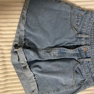 Set of 4 denim shorts for woman